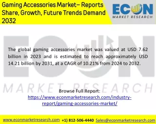 Gaming Accessories Market