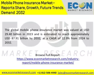 Mobile Phone Insurance Market