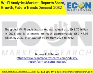 Wi-Fi Analytics Market