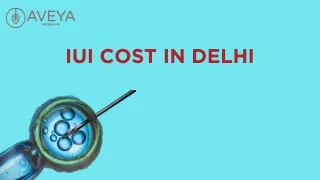 How Much Does Average IUI Treatment Cost - Aveya IVF
