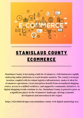 Stanislaus County ecommerce