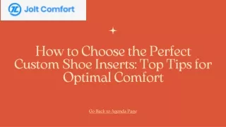 How to Choose the Perfect Custom Shoe Inserts Top Tips for Optimal Comfort