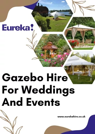 Gazebo Hire For Weddings And Events | Eureka Hire Limited