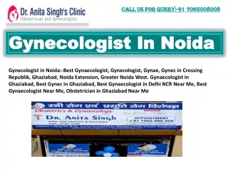 gynecologist in noida