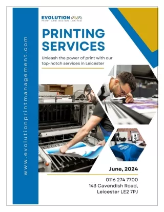 The Importance of Quality Printing Services in Leicester