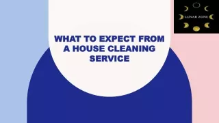 What to Expect From a House Cleaning Service