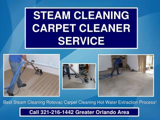 Steam Cleaning Rotovac Steem Carpet Cleaner 321-216-1442