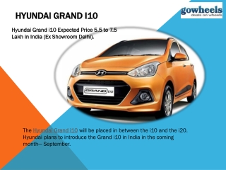 Hyundai Grand i10 Will Be Unveiled by gowheels
