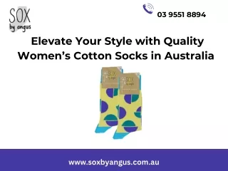 Elevate Your Style with Quality Women’s Cotton Socks in Australia  (2)