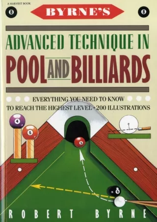 ✔pdf⚡  Byrne's Advanced Technique In Pool And Billiards
