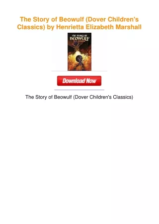 The Story of Beowulf (Dover Children's Classics) by Henrietta Elizabeth