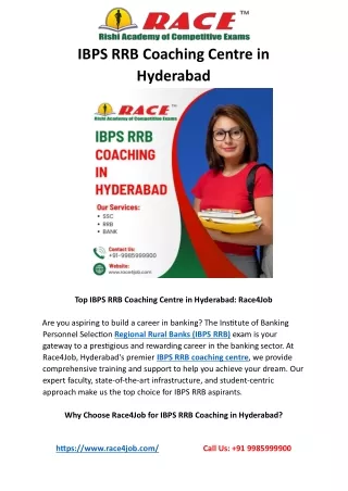 IBPS RRB Coaching Centre in Hyderabad