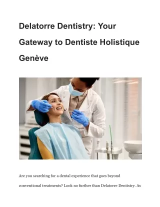 Transform Your Smile with Veneers in Geneva at Delatorre Dentistry