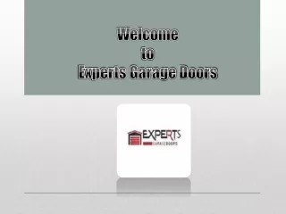 Best Garage Door Services - Expertsgaragedoors