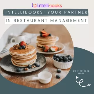 Intellibooks yours partner in restaurnat management