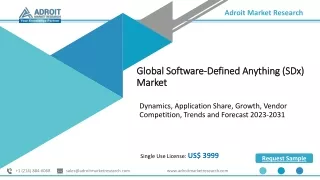 Software-Defined Anything (SDx) Market business Trend and  Report 2021–2031