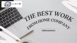 work from home companies