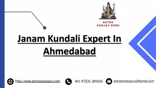 Janam Kundali Expert In Ahmedabad | Astro Sanjay Guru