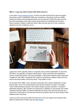 SME vs. Large Cap_ Which Stocks Offer Better Returns_