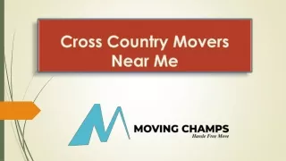 Cross Country Movers Near Me