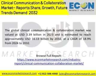 Clinical Communication ^0 Collaboration Market
