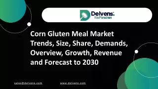 Corn Gluten Meal Market