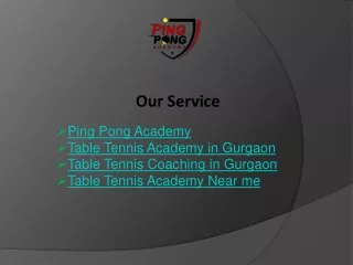 Ping Pong Academy