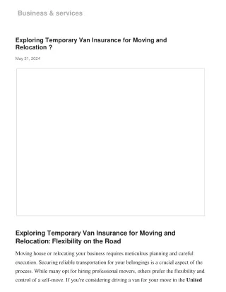 exploring-temporary-van-insurance-for