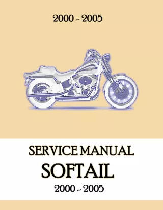 2000 HARLEY DAVIDSON SOFTAIL Service Repair Manual