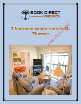 3 bedroom condo rentals St. Thomas