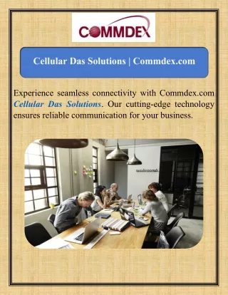 Cellular Das Solutions  Commdex.com