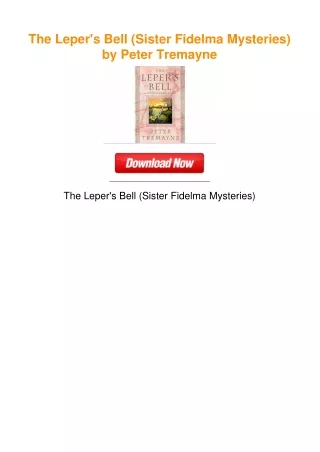 The Leper's Bell (Sister Fidelma Mysteries) by Peter Tremayne