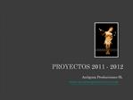 Proyectos 2011 - 2012
