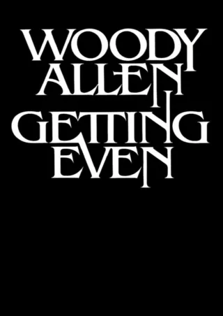 ⚡read❤ Getting Even