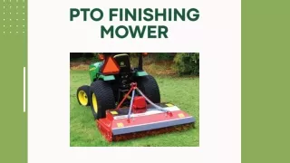 PTO Finishing Mower