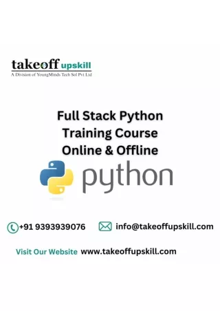 Full Stack Python Training Course Online & Offline