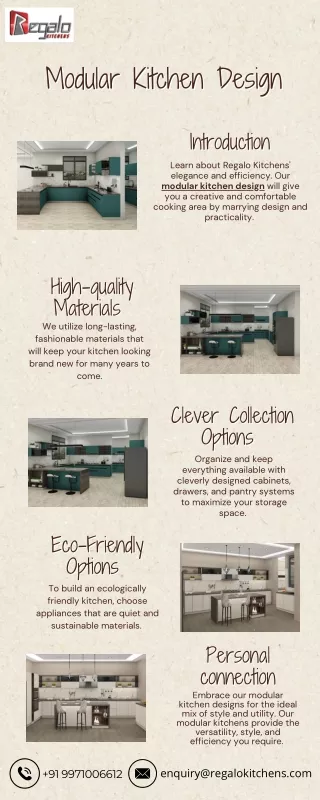 Modular Kitchen Design | Regalo Kitchens