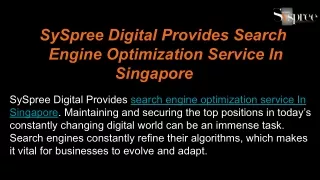 SySpree Digital Singapore - Custom Logo Design In Singapore