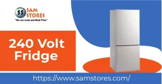 Why Every Home Needs a 240-Volt Fridge