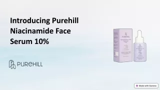 Niacinamide Serum for Dark Spot Reduction | Purehill