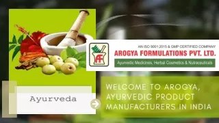 ayurvedic products manufacturers