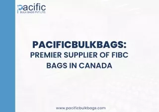 FIBC Bags in Canada