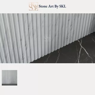 Slat Fluting Design - Decorative Wall Cladding | Stone Art By SKL