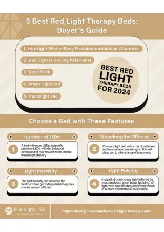 5 Best Red Light Therapy Beds: Buyer’s Guide