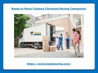 Ready to Move - Explore Cleveland Moving Companies