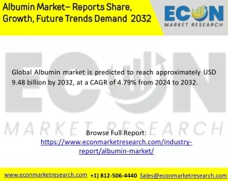 Albumin Market