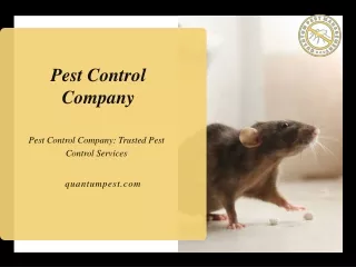 Pest Control Company