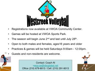 Westcreek Volleyball