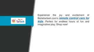 Remote Control Cars For Kids  Baitaltarfeeh.com