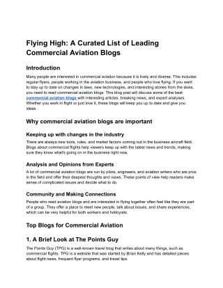 71 Flying High_ A Curated List of Leading Commercial Aviation Blogs - Google Docs